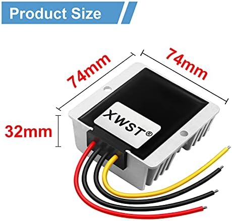 Versatile Waterproof DC/DC Buck Converter: 36 V/48 V to 5 V Step Down Module – 6 A, 30 W Power Supply for Automotive, Marine & Solar Applications – Enhanced Efficiency & Safety Features for Reliable Power Delivery