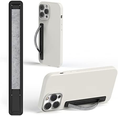 Sleek Strip Ultra-Thin Phone Grip & Kickstand – Lightweight Finger Holder for i Phone & Android – Customizable Loop Design with Dual Viewing Angles – Pocket-Friendly, Strong Adhesive, and Stylish Color Options for Enhanced Mobile Experience