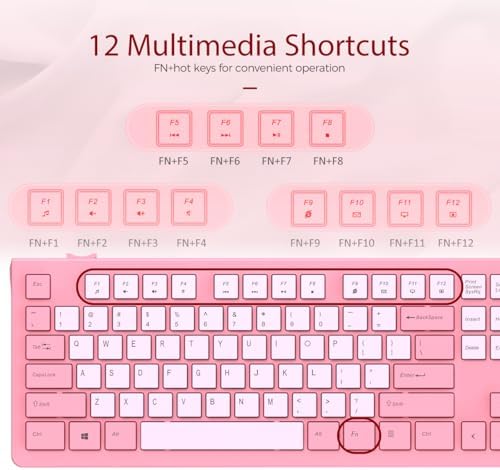 Upgrade Your Typing Experience with the Spill-Resistant USB Wired Keyboard – Low Profile Chiclet Keys, Large Number Pad, and Ergonomic Design for Enhanced Comfort and Speed – Perfect for Professionals and Home Users (Black)