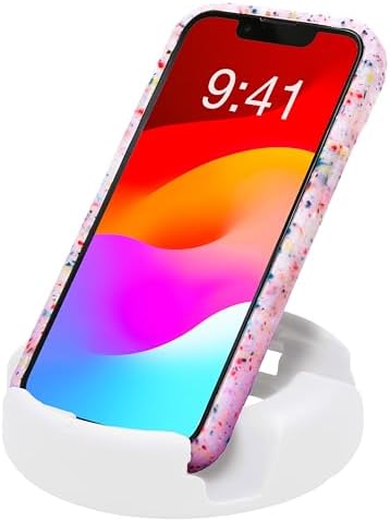 GoDonut Plus+ Phone Stand – Portable Mount Accessory – Charging Port Access – Compatible with Tablet, iPhone 16 15 14 Pro Max Android & Most Smartphones – Teal – Enhanced Compatibility and Speed