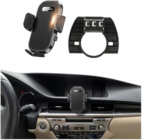 Lexus ES 350, 300 h, 250 (2019-2021) Premium Adjustable Car Phone Holder – Secure 4-7 Inch Smartphone Cradle with 360-Degree Rotation, Easy No-Tool Installation, and Enhanced Safety Features for a Focused Driving Journey
