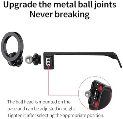 Premium BMW Phone Holder for 2014-2021 2 Series, 2012-2018 3 Series & 2014-2020 4 Series – 360° Rotating Magnetic Mount with Mag Safe Compatibility for Hands-Free Navigation and Modern Aesthetics – Secure Clip Design for Easy Installation and Enhanced Driving Safety