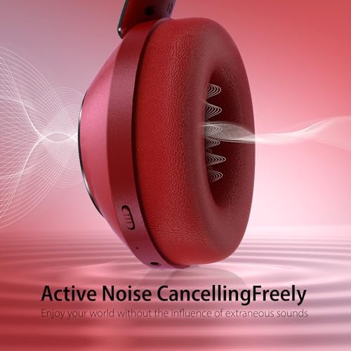Unleash Extraordinary Sound with 100-Hour Playtime Active Noise Cancelling Bluetooth Headphones – Comfortable Over-Ear Design with Rich Deep Bass, Built-In Mic for Crystal Clear Calls, Swift Charging for On-the-Go Lifestyle, Perfect for Travel and Music Enthusiasts