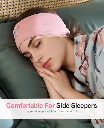 Navly Ultra-Comfort Bluetooth Sleep Headband – Innovative Wireless Headphones with Ultra-Thin Speakers for Effortless Relaxation, Yoga, and Fitness – Ideal Gift for Men & Women Seeking Versatile Comfort and Quality Sound Experience