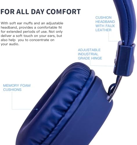 Olyre Lightweight Wine Red Kids Headphones – Ergonomic Wired Earphones for Toddlers – Superior Audio Quality with Tangle-Free Design – Comfortable, Durable & Stylish for School, Travel, and Home Use – Ideal for Young Listeners and Seamless Compatibility with Tablets and Smartphones