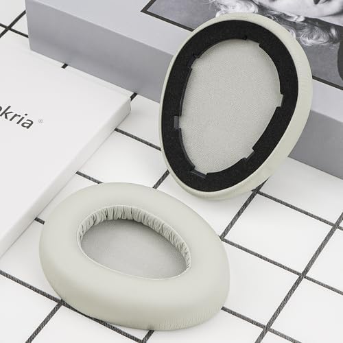 Upgrade Your Audio Experience with Geekria Quick Fit Replacement Ear Pads for JLab JBuds Lux ANC – Durable Comfort in Cloud White, Effortless Installation for Enhanced Sound Isolation and Style