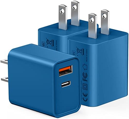 30 W Dual Port USB C Fast Charger Pack – Rapid Charging Adapter for i Phone 16/15/14/13/Pro/Pro Max & i Pad, Enhanced Compatibility with Samsung S21/S22 & Google Pixel – Compact Power Solution for Home, Office & Travel