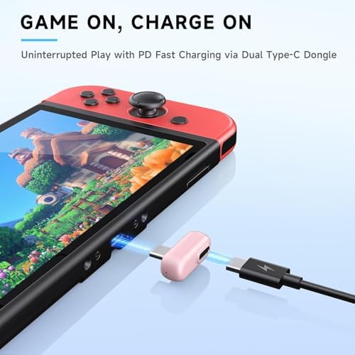 High-Performance Wireless Gaming Earbuds with Ultra-Low Latency & Advanced Noise Cancellation – 36-Hour Battery Life, Dual 2.4 GHz & Bluetooth Connectivity, LED Battery Indicator – Multi-Platform Support for PS5, Meta Quest, PC & More for Ultimate Gaming Experience