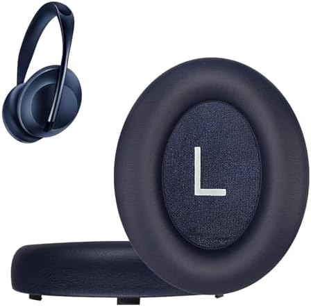 Upgrade Your Bose 700 Wireless Headphones with Luxurious Replacement Ear Cushions – Premium Soft Protein Leather & High-Density Noise Cancelling Foam for Superior Comfort and Sound Isolation – Seamless NC700 Compatibility in Sleek Black