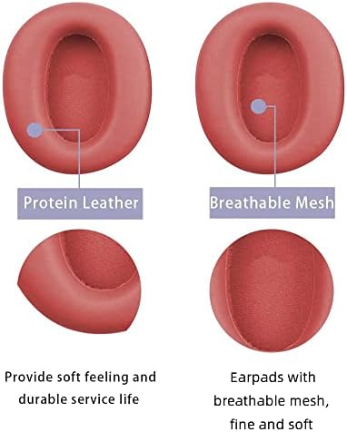 Upgrade Your Sound with Stylish Pink W820 NB Replacement Earpads – Perfect Fit for Edifier Hybrid Active Noise Cancelling Headphones, Enhanced Comfort and Superior Sound Isolation for Long Listening Sessions