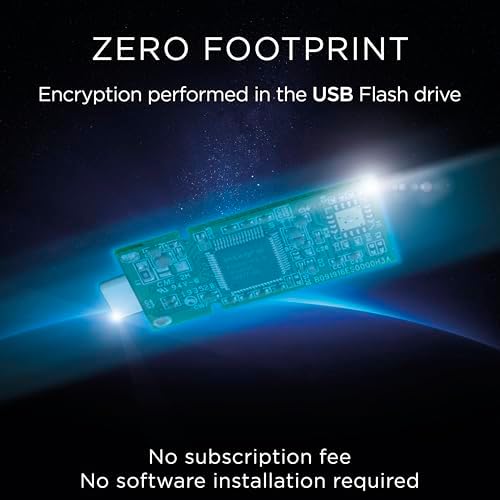 Secure Your Data with the 8 GB Crypto-140-2 USB Flash Drive – FIPS 140-2 Certified, 256-Bit Hardware Encryption, and Waterproof Design for Ultimate Protection – Fast USB 3.0 Transfers and Brute-Force Password Defense for Professionals on the Go