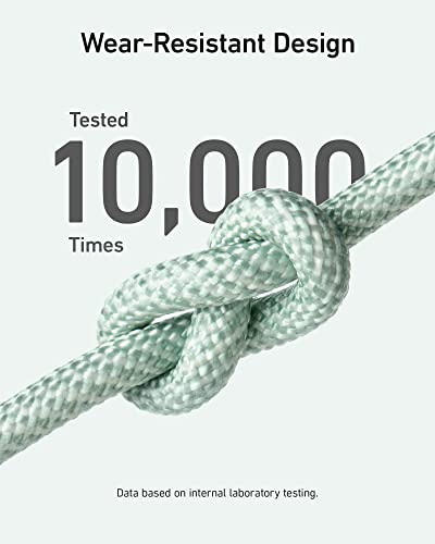 Anker MFi Certified USB C to Lightning Charging Cable – 541 Organic Nylon for Enhanced Durability and Speed, Compatible with i Phone 14/13/12/11/X/XS/XR – Fast Charging and Efficient Data Transfer, Tangle-Free Design for On-the-Go Convenience