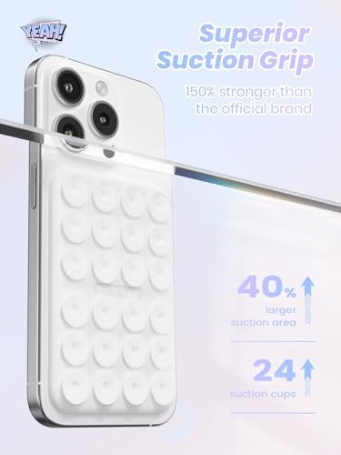 Klearlook Magnetic Suction Phone Mount Set – 4 Stylish Colors for Mag Safe Cases, Hands-Free Selfie Grip for Tik Tok & Content Creators, Lightweight & Portable, Secure Magnetic Attachment for Effortless Video Recording and Photography