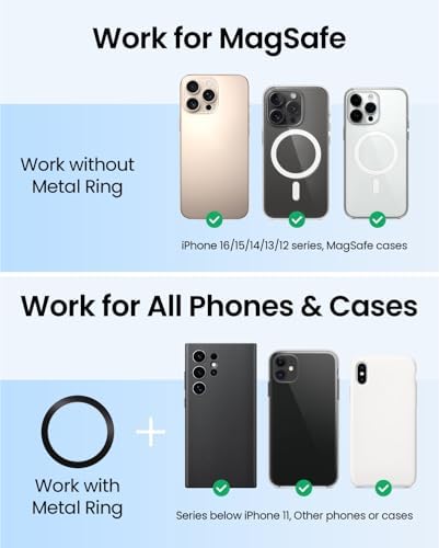 REEVAA Mag Safe Car Mount – Premium Magnetic Phone Holder with Unmatched Magnet Strength for i Phone 16 Pro Max, 15, 14, 13, 12 Plus & Mini | 360° Adjustable Design for Optimal Viewing | Effortless Installation for Enhanced Driving Safety and Convenience