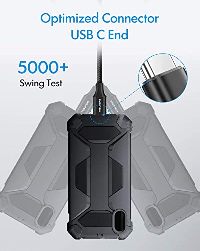10-Foot Braided USB C Cable Trio – Fast Charging 3 A – Perfect for i Phone 16/15 Pro Max & Samsung Galaxy S Series – Durable Design for Home, Office, and Travel – Ultimate Compatibility & Efficiency in Charging and Data Transfer