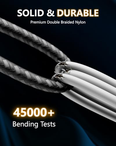 6 ft USB C Fast Charging Cable with Magnetic Attachment & Adhesive Metal Plate – 100 W Braided Type C Cord for Galaxy S24/S23/S22 Ultra, i Phone 16/15, i Pad, Dell XPS – Grey – Ultimate Speed and Versatility for Modern Devices