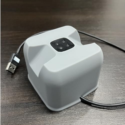 Sleek Ergonomic Magnetic Charging Dock for Fitbit Charge 6/5/Luxe – Stylish, Cable-Free Stand Enhancing Compatibility for Effortless Charging at Home or Office, Safeguards Device from Damage, Ideal for On-the-Go Users, Effortless One-Hand Operation, Optimized Viewing Angle for Timely Notifications, Portable and Lightweight Design for Travel Convenience