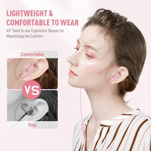 High-Performance USB C Headphones for Samsung S25 Ultra and i Phone 16 – Hi-Fi Stereo Wired Earbuds with Microphone and Volume Control, Magnetic Design for Tangle-Free Storage – Enhanced Compatibility with Galaxy Flip, Pixel 9, S24, S23 FE, and More