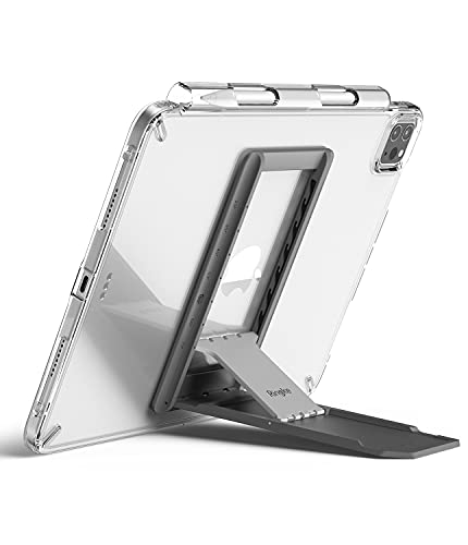 Elevate Your Tablet Experience with the Ringke Universal Adjustable Kickstand – Lightweight, Multi-Angle Holder for i Pad, Android Tablets, and E-Readers – Clear Mist Finish with Anti-Skid Silicone Pad for Secure Grip and Stylish Portability – Perfect for Streaming, Video Chats, and On-the-Go Use