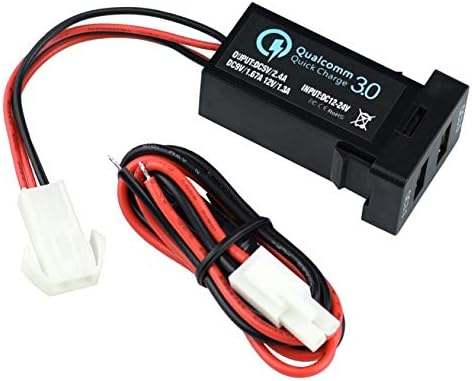 Cllena Quick Charge 3.0 Dual USB Port Charger Socket for Toyota – Rapid Charging Solution with Seamless Integration for Enhanced Driving Convenience