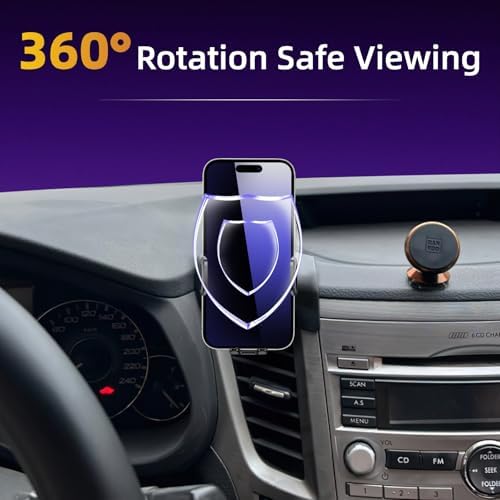 Next-Gen 360-Degree Phone Mount for Subaru Outback 2010-2014 – Customizable Cradle for 4-7 Inch Smartphones – Superior Stability with Quick-Release Feature – Essential Car Accessory for Safe Navigation and Hands-Free Communication – Stylish Design Harmonizes with Your Vehicle’s Aesthetic