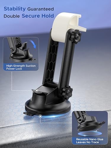 Revolutionize Your Driving Experience with the cuarko Starlink Mini Car Dashboard Mount – Angle-Adjustable Suction Cup Holder for Ultimate Stability and Compatibility – Secure Grip for Safe Navigation and Hands-Free Convenience on the Go