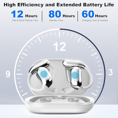 Transform Your Global Communication with AI-Enhanced 3-in-1 Translation Earbuds: Real-Time Language Translator with Superior Sound, 80-Hour Battery Life, and Noise-Cancelling Design – Ideal for Travelers, Professionals, and Language Learners – Subscription-Free Convenience in Sleek White Finish