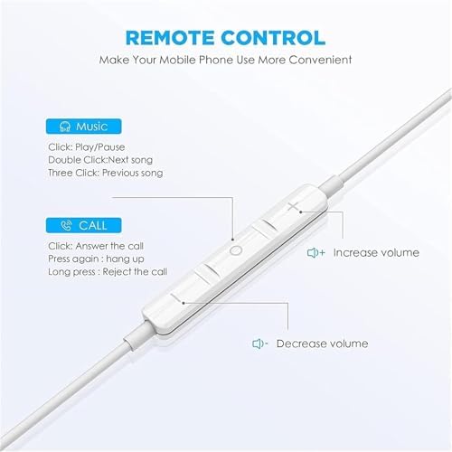 Premium USB C Earbuds – Dual Pack Noise-Canceling Wired Headphones for i Phone 16/15 Pro Max Plus & Galaxy S23/S22/S21/S20 – Superior Sound Quality with Integrated Mic & Remote for Effortless Control, Ultimate Device Compatibility and Comfort for All-Day Use