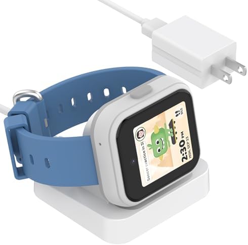 Rapid Charge Portable Dock for T-Mobile SYNC UP Kids Watch 2 – 5 ft Versatile Cable & Sleek White Adapter for Home, Office, and Travel – Essential Smartwatch Charger for Active Parents with Enhanced Compatibility and Durability