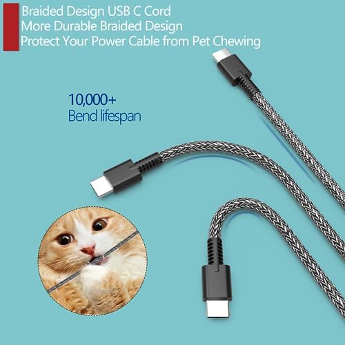 Reliable 65 W USB-C Power Adapter for HP Elite Book & ZBook – M52944-001 Fast Charging Solution with Advanced Safety Features, Ideal for Students and Professionals – Universal Compatibility for Effortless Back-to-School Preparedness and Creative Power Needs