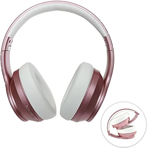 Discover the Ultimate Wireless Over-Ear Bluetooth Headphones with 50-Hour Playtime – Immerse Yourself in Hi-Fi Sound and Rich Deep Bass, Perfect for On-the-Go Music Lovers, Lightweight and Foldable for Easy Travel, Seamless Compatibility with Smartphones and PCs