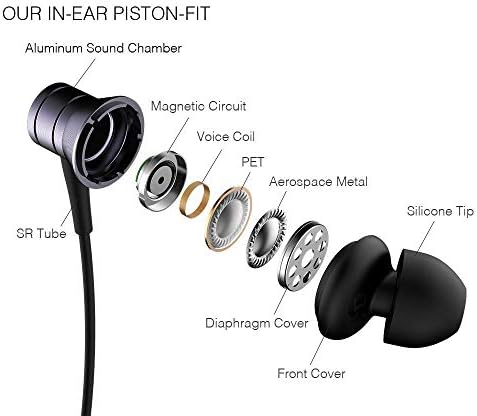 1 MORE E1009 Piston Fit In-Ear Headphones with Microphone – Ultimate Sound Clarity and Comfort for Music Enthusiasts and Professionals