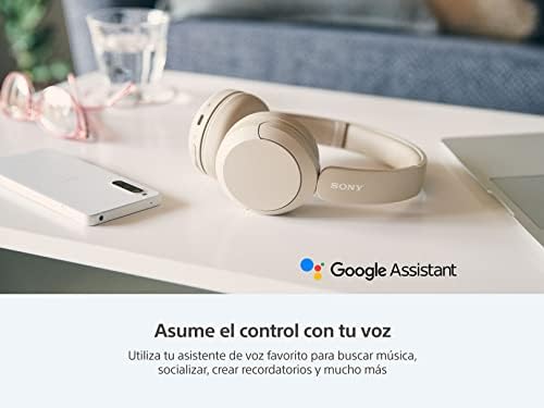 Sony WH-CH520 Wireless On-Ear Headphones – 50-Hour Battery Life for All-Day Listening, Quick Charge for 60 Minutes of Playback in Just 5 Minutes, Integrated Microphone for Effortless Calls, USB-C Charging for Fast Replenishment, Ergonomic Design for Ultimate Comfort – Ideal for Busy Professionals and Music Lovers in Stylish Black Finish