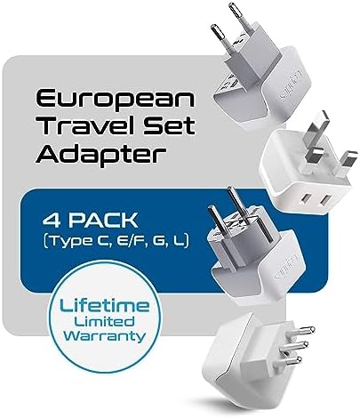 Ultimate Universal Travel Adapter: 35 W Fast Charging Power Converter with PD & QC 3.0, Dual USB-C & Triple USB Ports for Seamless Global Connectivity – Compatible with Type A, C, G, I Outlets for Effortless Charging Across EU, US, UK & Beyond – Perfect Travel Companion for Modern Explorers