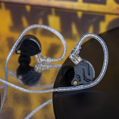 KZ ZS10 Pro X Audiophile In-Ear Monitor Headphones – Premium 4 Balanced Armature + 1 Dynamic Driver IEMs with Durable Detachable Silver-Plated Cable for Exceptional Sound Precision – Ideal for Studio Professionals and Mobile Music Lovers – Universal Compatibility with All Audio Devices for Ultimate Flexibility