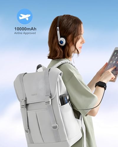 Miady 10000 m Ah PD 30 W Fast Charging Power Bank with Built-in 1.9 ft Retractable USB-C Cable and LED Display – Ultimate Compatibility for i Phone 16/15, Galaxy, Android, and i Pad Devices – Compact, Durable, and Travel-Friendly Battery Pack for On-the-Go Charging