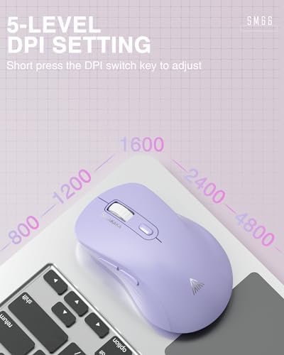 Experience Seamless Precision with the SM66 Green Silent Dual Mode Wireless Mouse – Ergonomic, Rechargeable, and Adjustable DPI Up to 4800 for Ultimate Flexibility in Bluetooth & Wireless Connectivity!