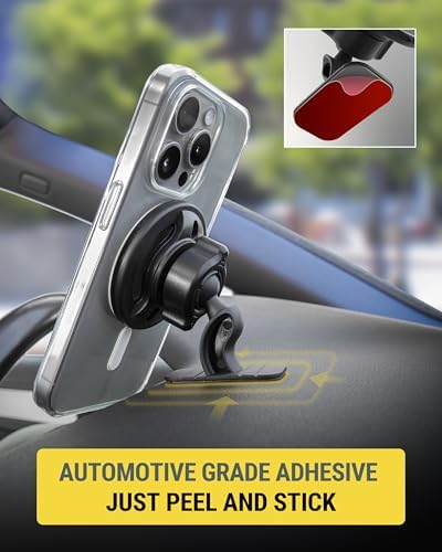 Revolutionize Your Driving Experience with Scosche Magic Mount™ SMSCUP – Adjustable Gooseneck Magnetic Phone Holder for Car, Compatible with i Phone 16-12 Series & Android Devices, Mag Safe Technology, Effortless Hands-Free Navigation, Secure Cup Holder Fit, Effortless Installation