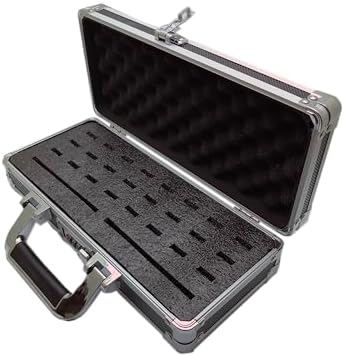 Ultimate Aluminum USB Thumb Drive Organizer Case – Shockproof & Antistatic Storage Solution for 48 Drives with Swivel Handle – Perfect for Portable Data Management and Travel Efficiency