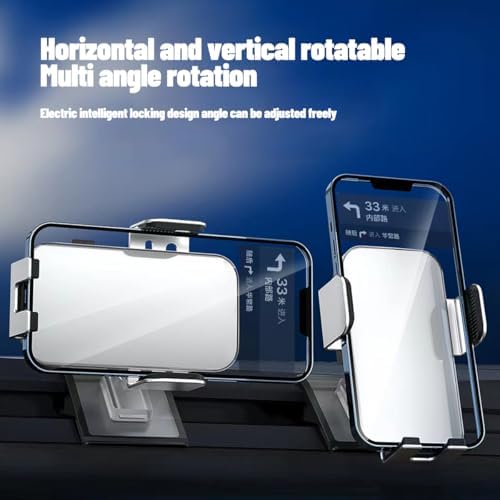 Compatible with Tesla Model 3 / Highland 2025 2024 Phone Mount Holder Auto Clamping Car Phone Mount Air Vent Interior Accessories Fits iPhone Samsung Pixel All Phone – Enhanced Compatibility and Speed