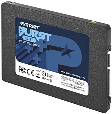 Patriot Memory Burst Elite 480 GB SATA III SSD – Lightning-Fast 2.5 Inch Solid State Drive for Unmatched Performance and Reliability in Gaming and Everyday Use