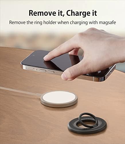 Revolutionize Your Phone Handling with the 2025 Sability Max Magnetic Grip – Unmatched Dual-Sided Magnet and Rotating Ring Design for Mag Safe i Phone 16 Pro Max, 15, 14, 13, 12 & Samsung S25 – Essential Gym Accessory in Chic Grey for Effortless One-Handed Operation and Versatile Device Compatibility