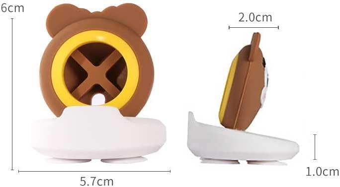 Stylish Cartoon Silicone Apple Watch Charging Dock – Enhanced Nightstand Compatibility for All Series Ultra/8/SE2/7/6/5/4/3/2/1 – Fast-Charging Solution with Tidy Cable Management for Personalized Décor and Elevated Viewing Experience