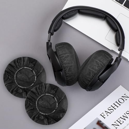 200 Disposable Headphone Earpad Covers – Hygienic Non-Woven Stretchable Accessories for On-Ear Headphones (3.54″) – Essential Sanitary Solution for Clean Listening Environments