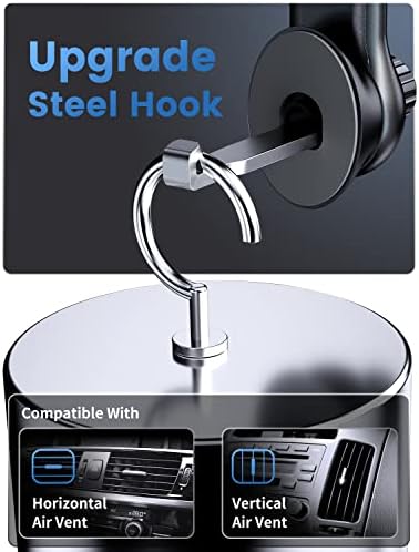 e Samcore Adjustable Car Vent Phone Mount – Versatile Air Vent Clip Holder for i Phone 16/15/14/13 Pro Max & All 4.7″-6.9″ Android Smartphones – Secure, Anti-Fall Design with Enhanced Viewing Angles for Safe Hands-Free Navigation and Calls