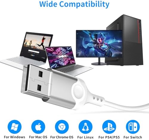 Ultra-Comfort USB Earbuds with Microphone for PC – 7.5 FT Wired Headset for Laptops, Perfect for Zoom Meetings and Virtual Learning – Magnetic Stereo Earphones Compatible with Dell, HP, and Think Pad – Crisp Audio Clarity, Lightweight Design for All-Day Use – Quick Volume Control for Effortless Communication – Tangle-Free Solution for Neat Workspaces – Boost Your Productivity with Enhanced Sound Experience