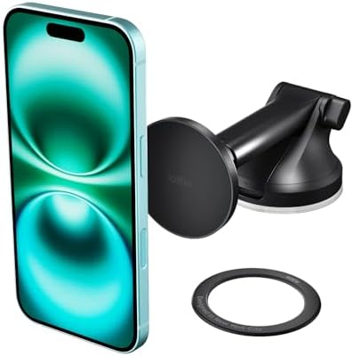 i Ottie i Tap 3 Magnetic Dashboard Smartphone Holder – Universal Car Mount for i Phone & Android with Mag Safe Support, Effortless One-Hand Operation, Quick Adhesive Setup for Secure and Safe Driving