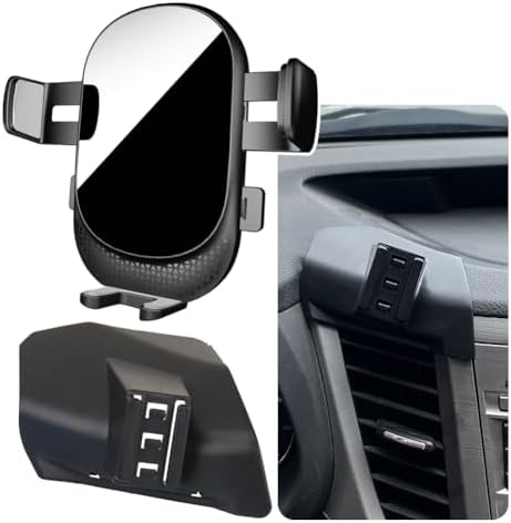 Car Phone Holder for Subaru Outback/Legacy Auto Accessories [Only for 2010-2014 Outback/Legacy] [Auto Lock Hands Free Cell Phone Mount Car fits for iPhone & All Smartphones] – Enhanced Compatibility and Speed