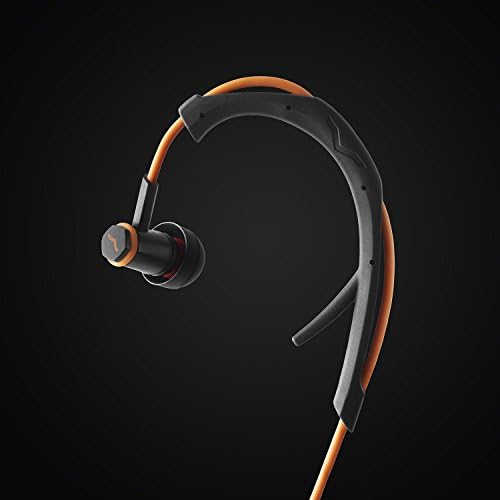 V-MODA Forza Hybrid Sport Earbuds – Premium In-Ear Headphones for Samsung & Android with 3-Button Remote, Noise Isolation & Sweat Resistance – Stylish Orange Accents for Active Lifestyles