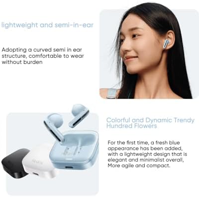 Xiaomi Redmi Buds 6 Active Wireless Earbuds – Premium Bluetooth 5.4 Noise-Canceling Headphones with 30-Hour Battery Life, Five Custom Sound Profiles, and IPX4 Sweatproof Protection – Ideal for Audiophiles and Professionals – Global Edition in Chic White